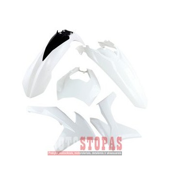 UFO Plastikų komplektas KTM EXC WHITE