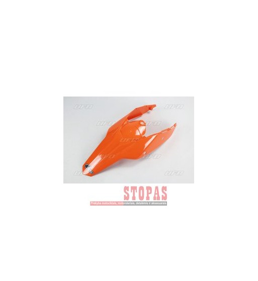 UFO REAR FENDER W/SIDE PANELS KTM EXC ORANGE