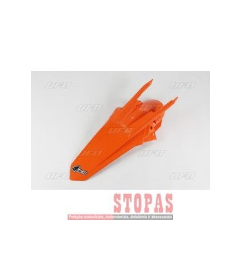 UFO REAR FENDER W/PINS KTM EXC ORANGE