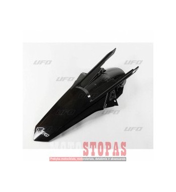 UFO REAR FENDER W/PINS KTM EXC BLACK