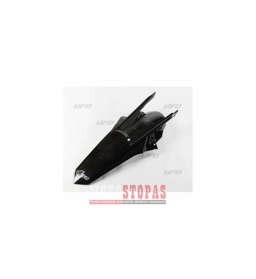 UFO REAR FENDER W/PINS KTM EXC BLACK