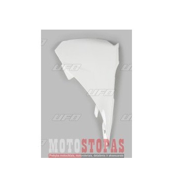 UFO AIRBOX COVER LEFT SIDE KTM 85/105 WHITE