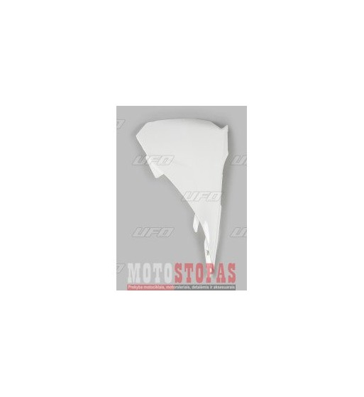 UFO AIRBOX COVER LEFT SIDE KTM 85/105 WHITE
