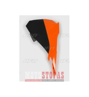 UFO AIRBOX COVER LEFT SIDE KTM 85/105 ORANGE/BLACK