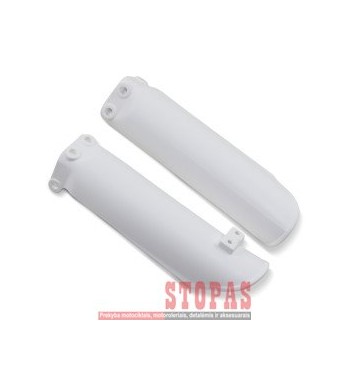 UFO FORK SLIDER PROTECTORS KTM 65SX WHITE