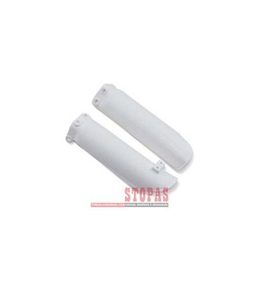 UFO FORK SLIDER PROTECTORS KTM 65SX WHITE