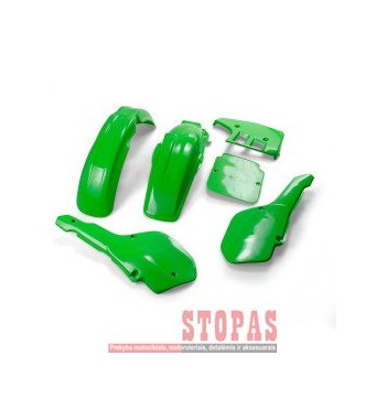UFO Plastikų komplektas KAWASAKI GREEN