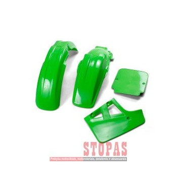 UFO Plastikų komplektas KAWASAKI GREEN