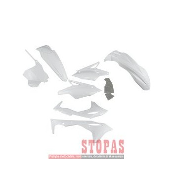 UFO Plastikų komplektas KAWASAKI WHITE