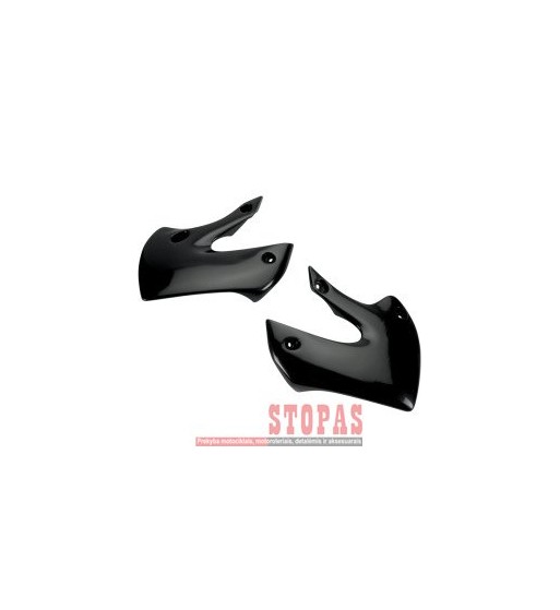 UFO RADIATOR COVERS KAWASAKI KX65/KLX110 BLACK