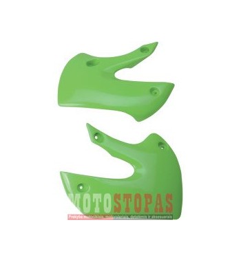 UFO  RADIATOR COVERS KAWASAKI KX85 KX-GREEN