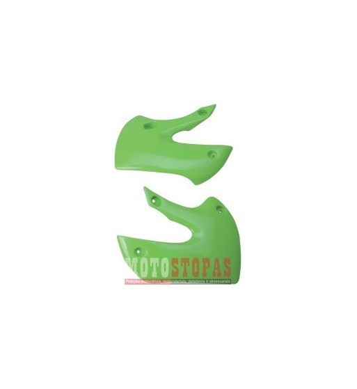 UFO  RADIATOR COVERS KAWASAKI KX85 KX-GREEN