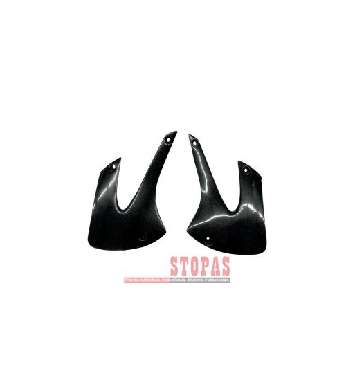 UFO RADIATOR COVERS KAWASAKI KX85 BLACK