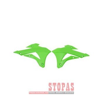 UFO RADIATOR COVERS KAWASAKI KX85 KX-GREEN