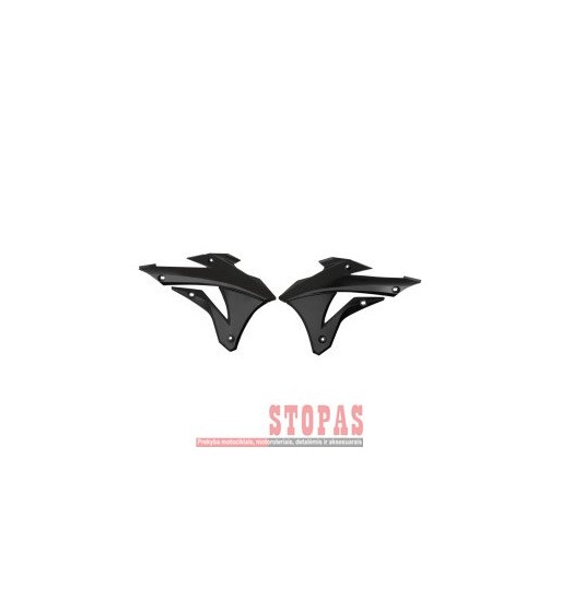 UFO RADIATOR COVERS KAWASAKI KX85 BLACK