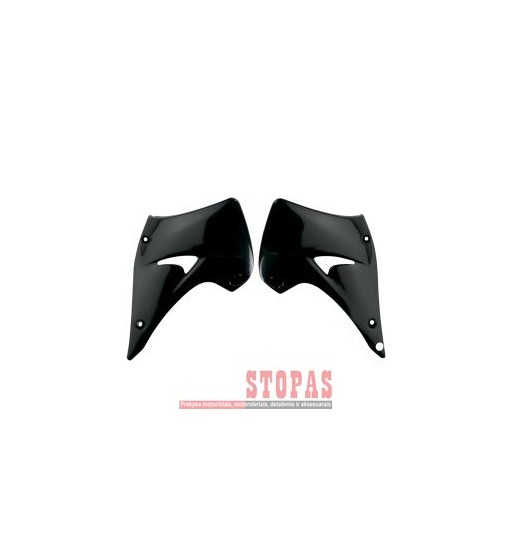 UFO RADIATOR COVERS KAWASAKI KX125/250 BLACK