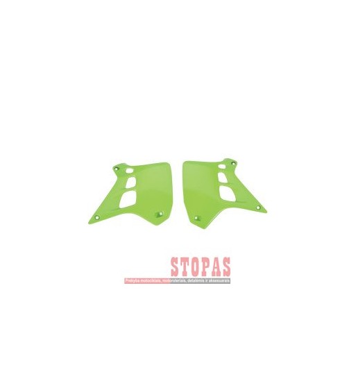 UFO RADIATOR COVERS KAWASAKI KX250 KX-GREEN