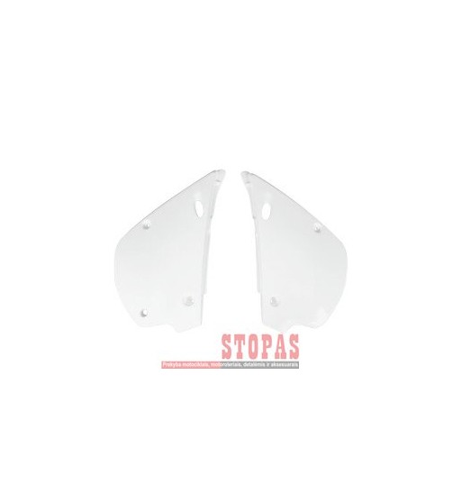 UFO SIDE PANELS KAWASAKI KX80 WHITE