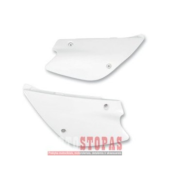 UFO SIDE PANELS KAWASAKI KX85 WHITE