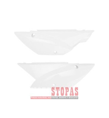 UFO SIDE PANELS KAWASAKI KLX110 WHITE