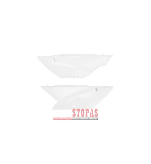 UFO SIDE PANELS KAWASAKI KLX110 WHITE