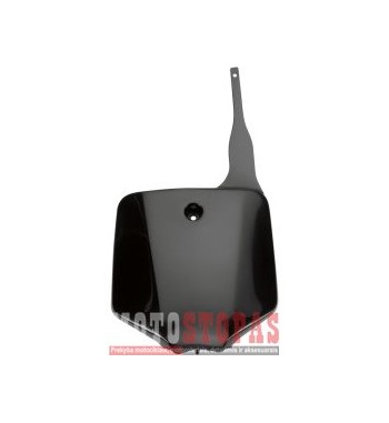UFO FRONT NUMBER PLATE KAWASAKI KX85 BLACK