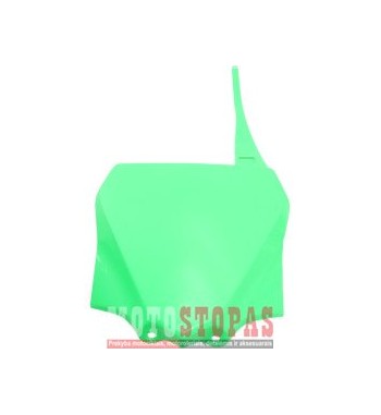 UFO FRONT NUMBER PLATE KAWASAKI FLUO GREEN