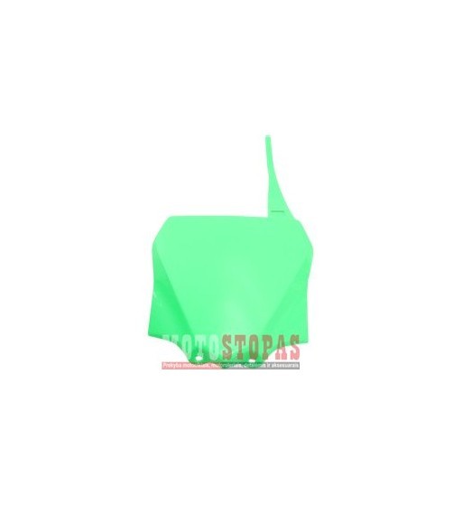 UFO FRONT NUMBER PLATE KAWASAKI FLUO GREEN
