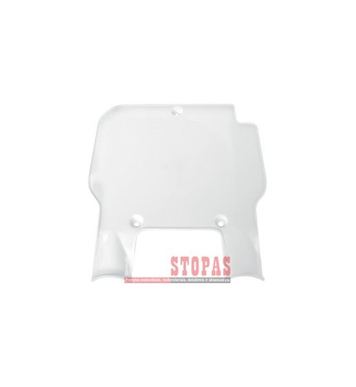 UFO FRONT NUMBER PLATE KAWASAKI KX125/250/500 WHITE