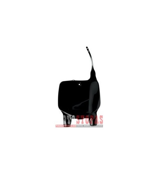 UFO FRONT NUMBER PLATE KAWASAKI KX125/250/500 BLACK