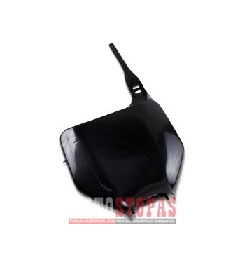 UFO FRONT NUMBER PLATE KAWASAKI KX125/250 BLACK