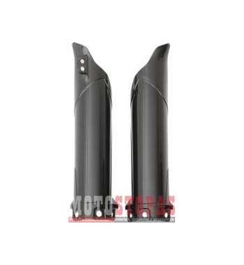 UFO FORK SLIDER PROTECTORS KAWASAKI KX85 BLACK