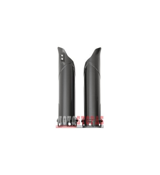 UFO FORK SLIDER PROTECTORS KAWASAKI KX85 BLACK