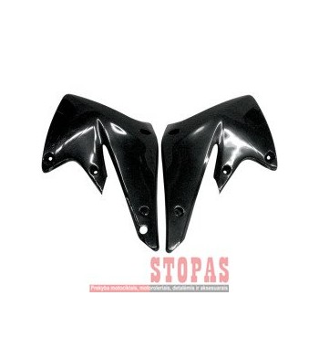 UFO RADIATOR COVERS KAWASAKI KXF250 BLACK