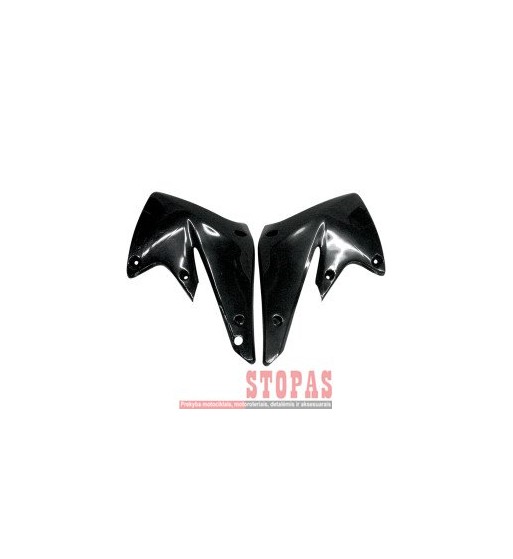 UFO RADIATOR COVERS KAWASAKI KXF250 BLACK