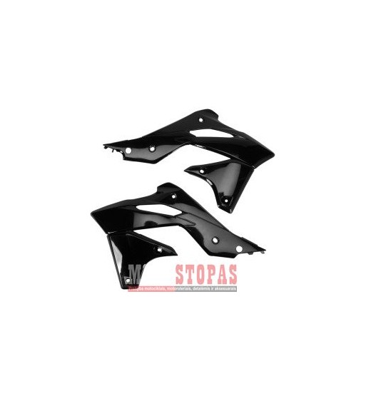 UFO RADIATOR COVERS KAWASAKI KXF250 BLACK