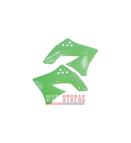 UFO RADIATOR COVERS KAWASAKI KXF450 KX-GREEN