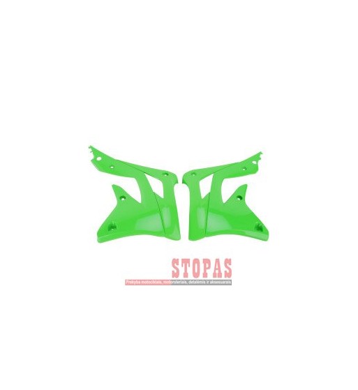 UFO RADIATOR COVERS KAWASAKI KXF450 KX-GREEN
