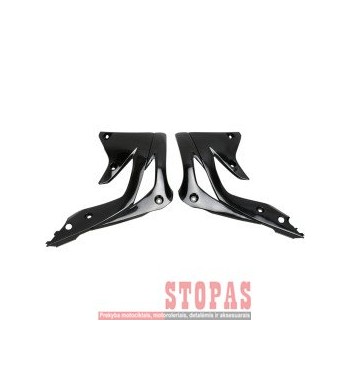 UFO RADIATOR COVERS KAWASAKI KXF450 BLACK