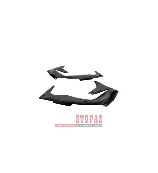 UFO RADIATOR COVERS KAWASAKI KXF450 BLACK