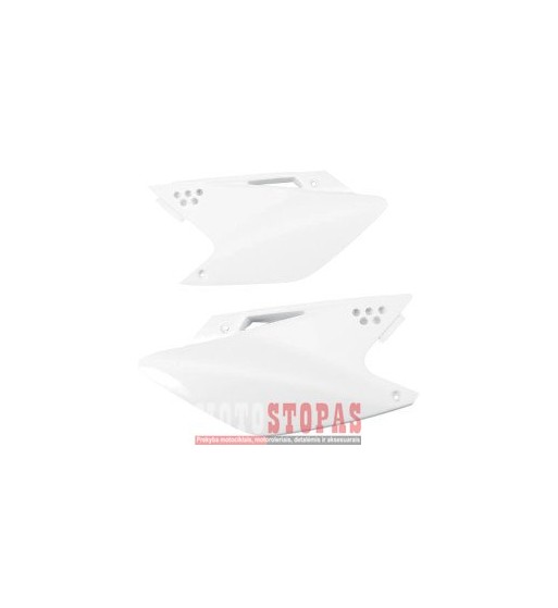UFO SIDE PANELS KAWASAKI KXF250 WHITE