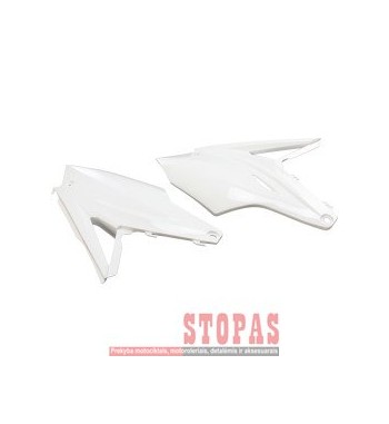 UFO SIDE PANELS KAWASAKI KXF250/450 WHITE