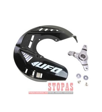 UFO FRONT DISC COVER KIT KAWASAKI KXF250/450 BLACK
