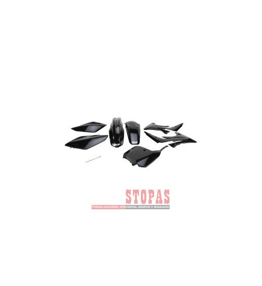 UFO PLASTIKŲ KOMPLEKTAS HONDA CRF150R BLACK
