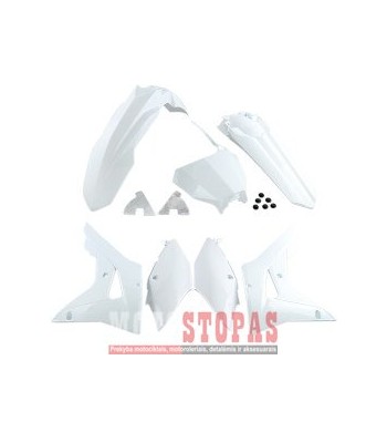 UFO PLASTIKŲ KOMPLEKTAS WHITE HONDA 