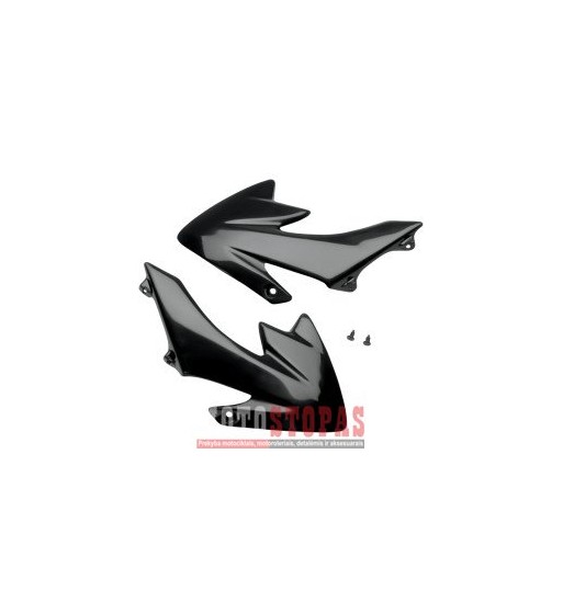 UFO RADIATOR COVERS HONDA CRF50 BLACK