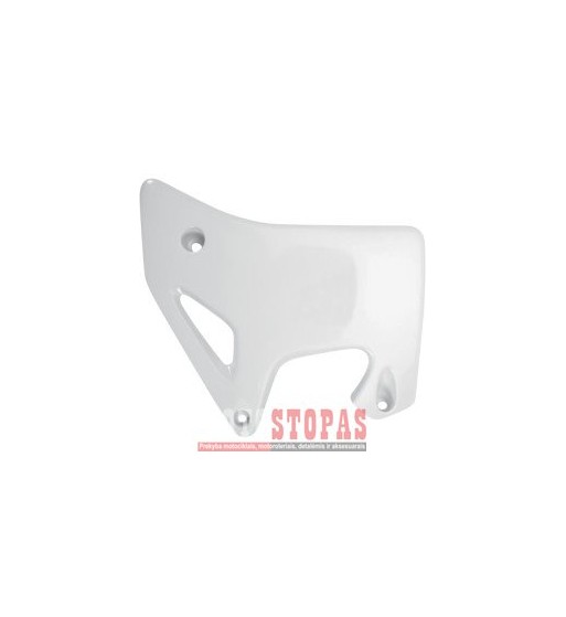 UFO RADIATOR COVER HONDA CR80 WHITE
