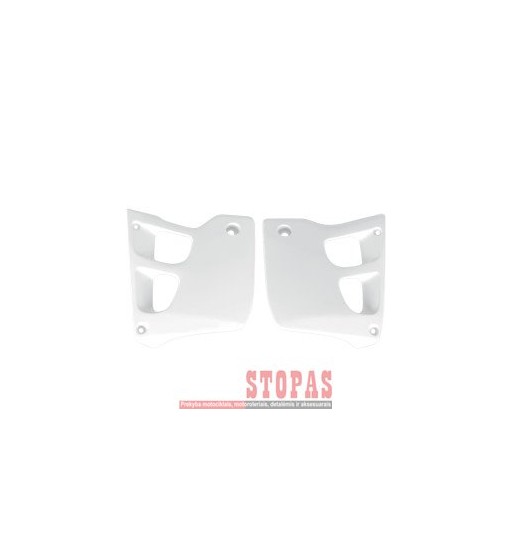 UFO RADIATOR COVERS HONDA CR125/250 WHITE
