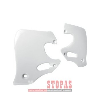 UFO RADIATOR COVERS HONDA CR125/250 WHITE
