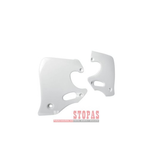 UFO RADIATOR COVERS HONDA CR125/250 WHITE